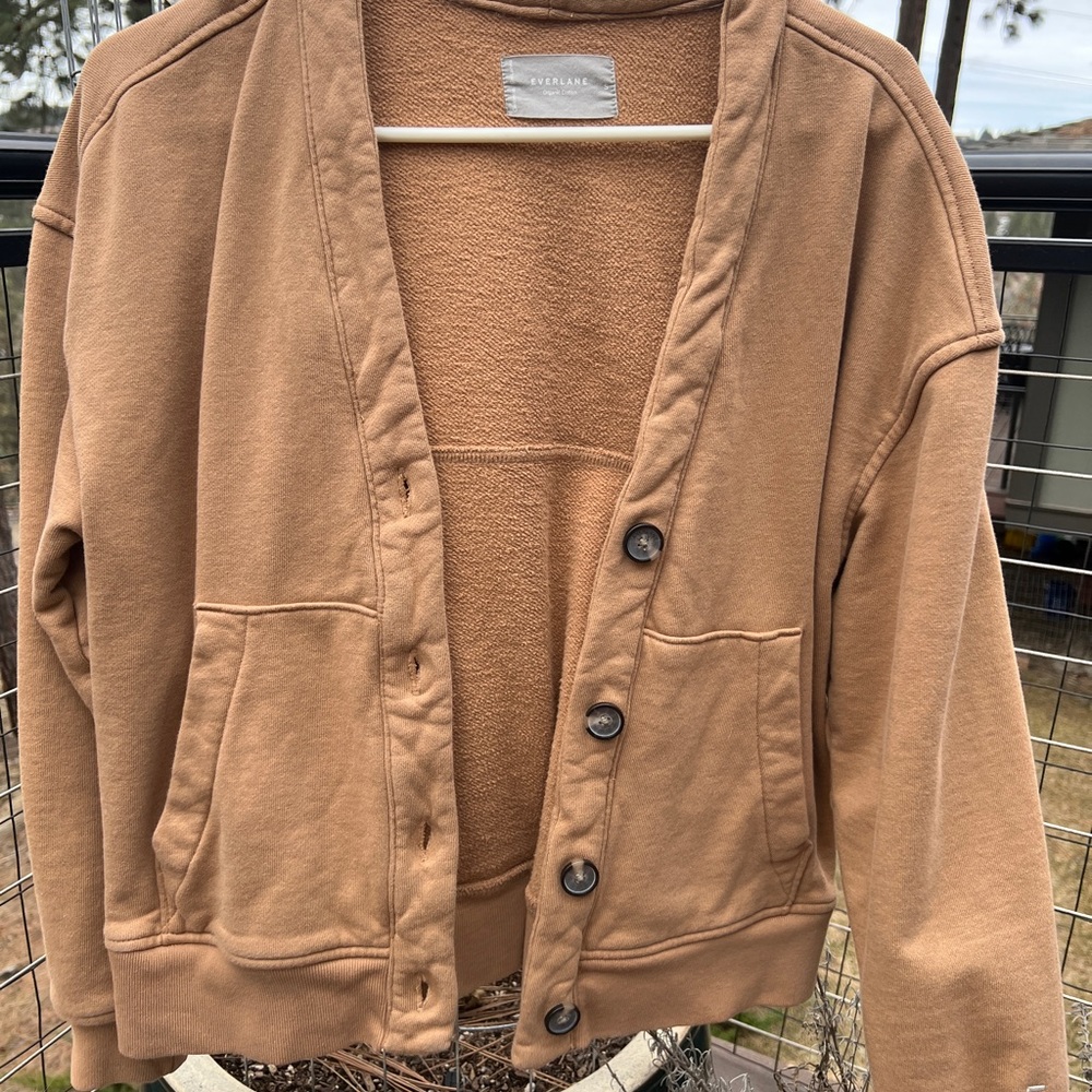 Everlane S Swearshirt jacket like new